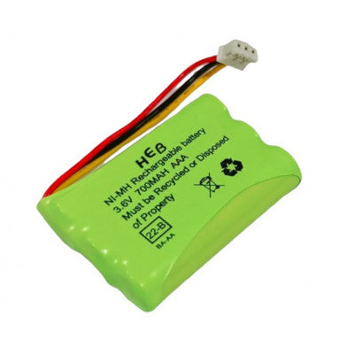 An HEB 3.6V 700mAh AAA Ni-Mh High Energy Rechargeable Battery for Cordless Phone