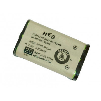 An HEB 3.6V 830mAh HEB-HHR-P104 Ni-Mh High Energy Rechargeable Battery for Cordless Phone