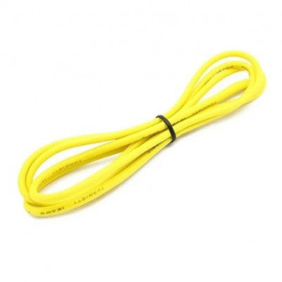An High Quality Ultra Flexible 10AWG Silicone Wire 10 m (Yellow)