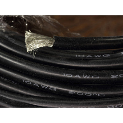 An High Quality Ultra Flexible 10AWG Silicone Wire 10m (Black)