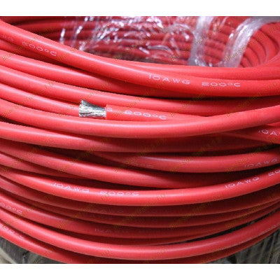 An High Quality Ultra Flexible 10AWG Silicone Wire 10m (Red)