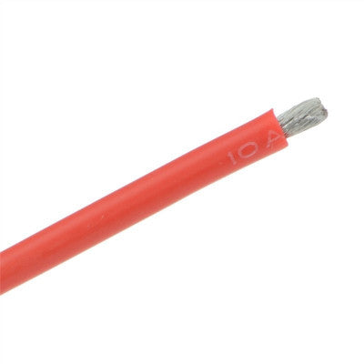 An High Quality Ultra Flexible 10AWG Silicone Wire 5m (Red)