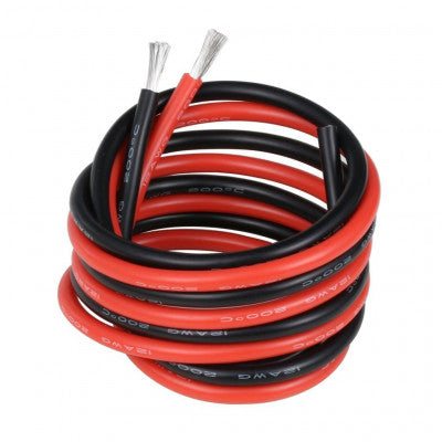 An High Quality Ultra Flexible 12AWG Silicone Wire 10m (Black)