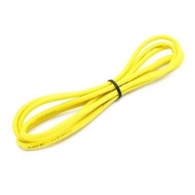 An High Quality Ultra Flexible 12AWG Silicone Wire 5 m (Yellow)