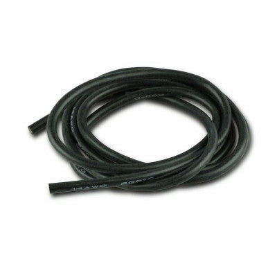 An High Quality Ultra Flexible 14AWG Silicone Wire 1m (Black)