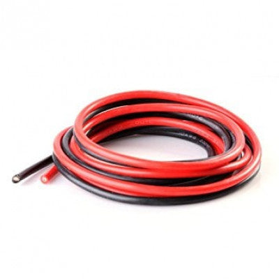 An High Quality Ultra Flexible 14AWG Silicone Wire 1m (Red) + 1m (Black)