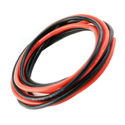 An High Quality Ultra Flexible 18AWG Silicone Wire 3m (Black) + 3m (Red)