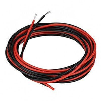 An High Quality Ultra Flexible 18AWG Silicone Wire 3m (Black) + 3m (Red)