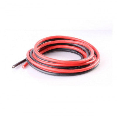 An High Quality Ultra Flexible 20AWG Silicone Wire 1m (Black) + 1m (Red)