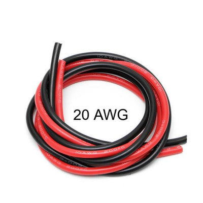 An High Quality Ultra Flexible 20AWG Silicone Wire 5m (Red)
