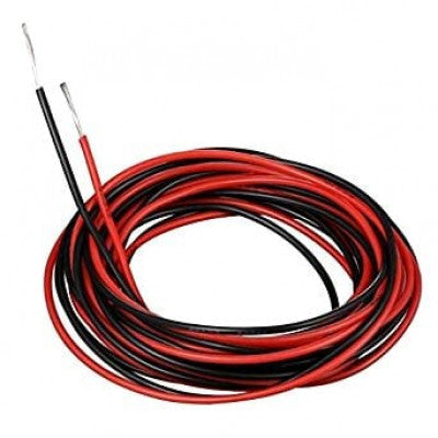 An High Quality Ultra Flexible 24AWG Silicone Wire 10m (Red)
