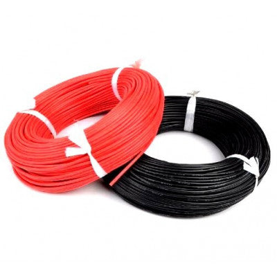 An High Quality Ultra Flexible 26AWG Silicone Wire 3m (Black) + 3m (Red)