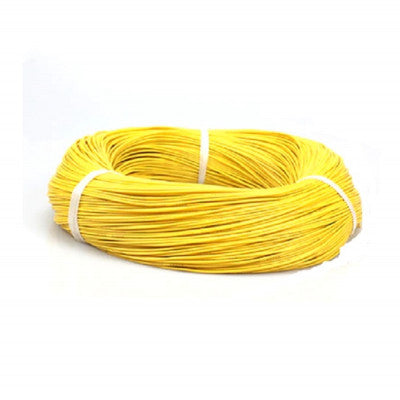An High Quality Ultra Flexible 28AWG Silicone Wire 1000m (Yellow)
