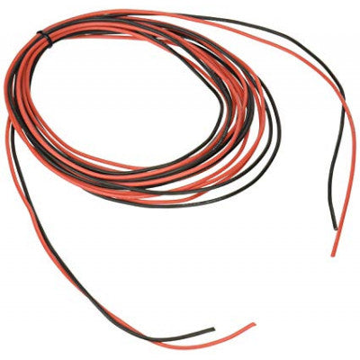 An High Quality Ultra Flexible 30AWG Silicone Wire 5m (Red) + 5m (Black)
