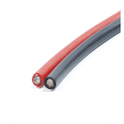 An High Quality Ultra Flexible 6AWG Silicone Wire 0.5m (Black) + 0.5m (Red)