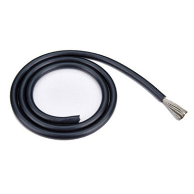 An High Quality Ultra Flexible 6AWG Silicone Wire 1m (Black)