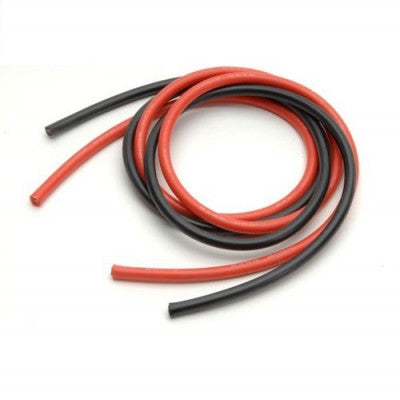 An High Quality Ultra Flexible 8AWG Silicone Wire 0.5m (Red) + 0.5m (Black)