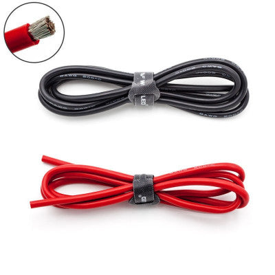 An High Quality Ultra Flexible 8AWG Silicone Wire 1m (Red)