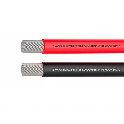 An High Quality Ultra Flexible 8AWG Silicone Wire 2m (Red)