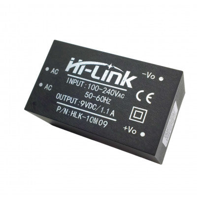 An HLK-10M09 Hi-Link 9V 10W AC to DC Power Supply Module