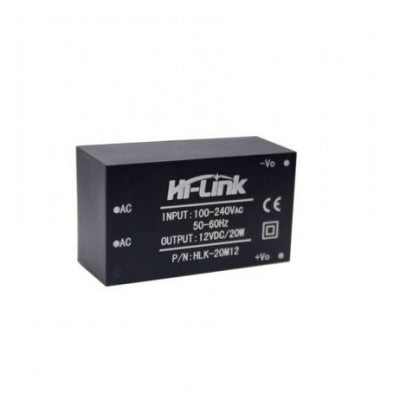 An HLK-20M12 Hi-Link 12V 20W AC to DC Power Supply Module