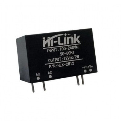 An HLK-2M12 Hi-Link 12V 2W AC to DC Power Supply Module