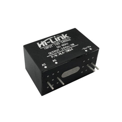 An HLK-2M24 Hi-Link 24V 2W AC to DC Power Supply Module