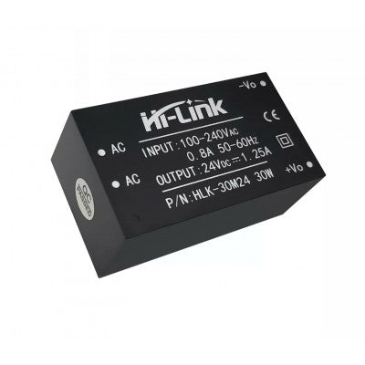An HLK-30M24 Hi-Link 24V 30W AC to DC Power Supply Module