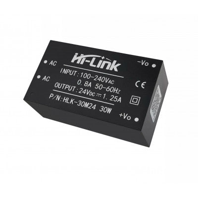 An HLK-30M24 Hi-Link 24V 30W AC to DC Power Supply Module