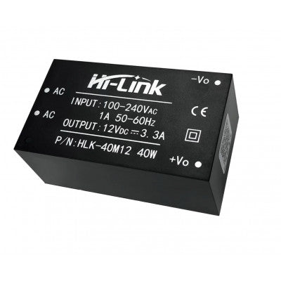 An HLK-40M12 Hi-Link 12V 40W AC to DC Power Supply Module