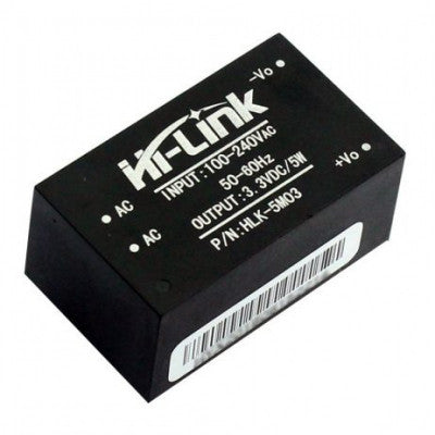 An HLK-5M03 Hi-Link 3.3V 5W AC to DC Power Supply Module