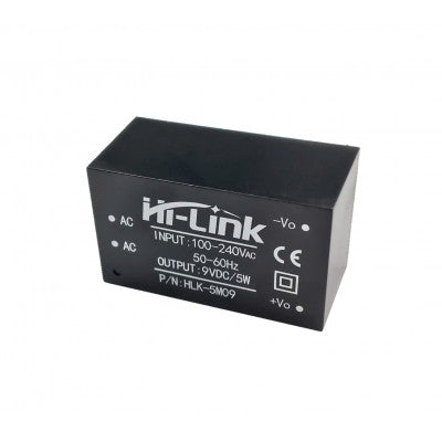 An HLK-5M09 Hi-Link 9V 5W AC to DC Power Supply Module