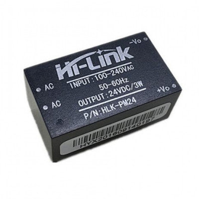 An HLK-PM24 Hi-Link 24V 3W AC to DC Power Supply Module