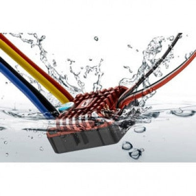 An Hobbywing QuickRun Crawler Borstel Geborsteld 80A ESC