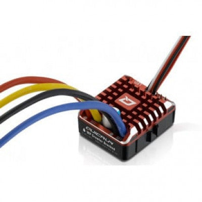 An Hobbywing QuickRun Crawler Borstel Geborsteld 80A ESC