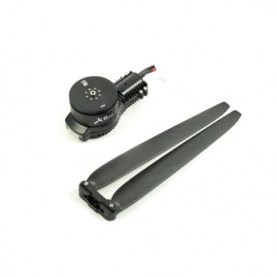 An Hobbywing XRotor X6 Plus Motor and X6 Plus 2388 or 2480 Folding Propeller Combo Kit CW
