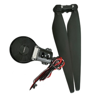 An Hobbywing XRotor X8 Motor and X8 3090 or 3011 Folding Propeller Combo Kit CCW