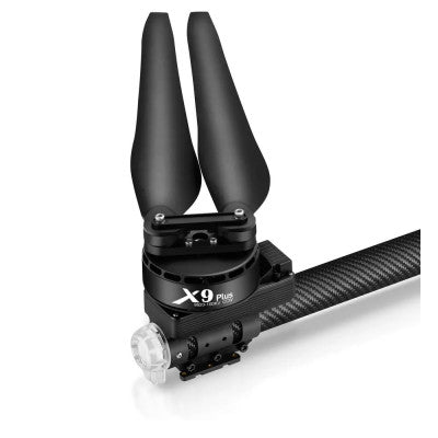 An Hobbywing XRotor X9 Plus Motor and X9 Plus 36190 or 3411 Folding Propeller Combo Kit CW