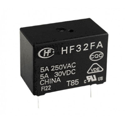 An Hongfa 18V 5A DC HF32FA/018-HSL 4 Pin SPST Miniature Power Relay