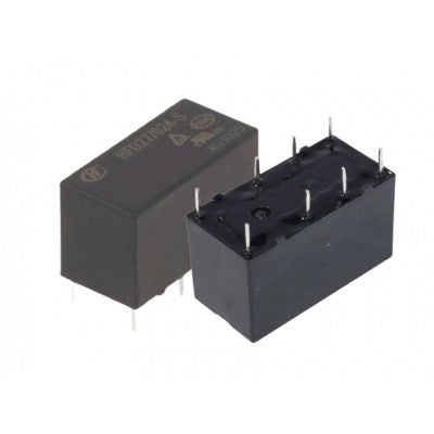 An Hongfa 24V 2A DC HFD27/024-S 8 Pin DPDT PCB Mount Telecom Relay