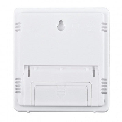 An HTC-1 High Precision Large Screen Electronic Indoor Temperature, Humidity Thermometer with Clock Alarm