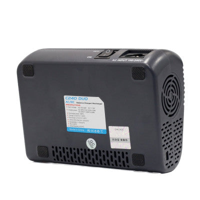 An HTRC C240 DUO AC 100-240V DC 11-18 V LiPo LiFe - Li-ion-NiCd-NiMH-Pb Multi Charger-Discharger - Original