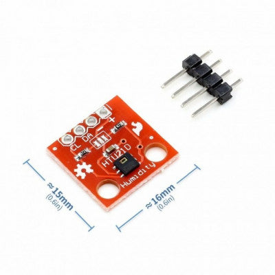 An HTU21D Temperature and Humidity Sensor Module