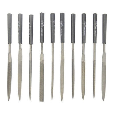 An Hugong Precision Needle File Set - 10 Pieces pack