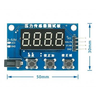 An HX711 Load Cell AD Weight Sensor Module with Digital Display
