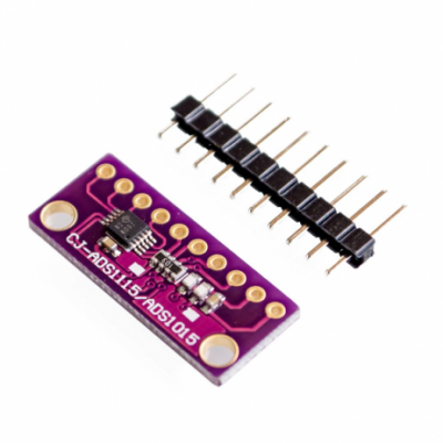 An I2C ADS1115 16 Bit ADC 4 channel Module with Programmable Gain Amplifier