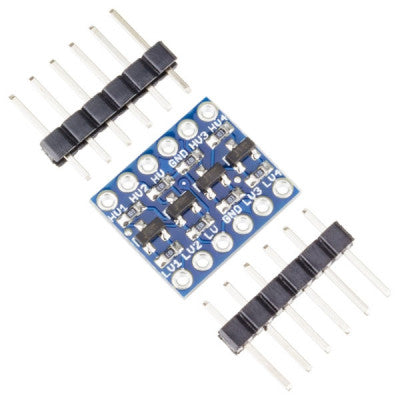 An I2C 4 Channel 3.3V to 5V Bi-Directional Logic Level Converter