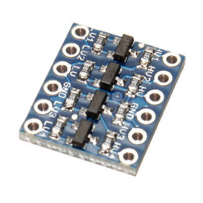An I2C 4 Channel 3.3V to 5V Bi-Directional Logic Level Converter