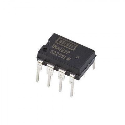 An INA122 Single Supply Instrumentation Amplifier IC DIP-8 Package