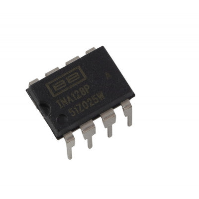 An INA128 Low Power Instrumentation Amplifier IC DIP-8 Package